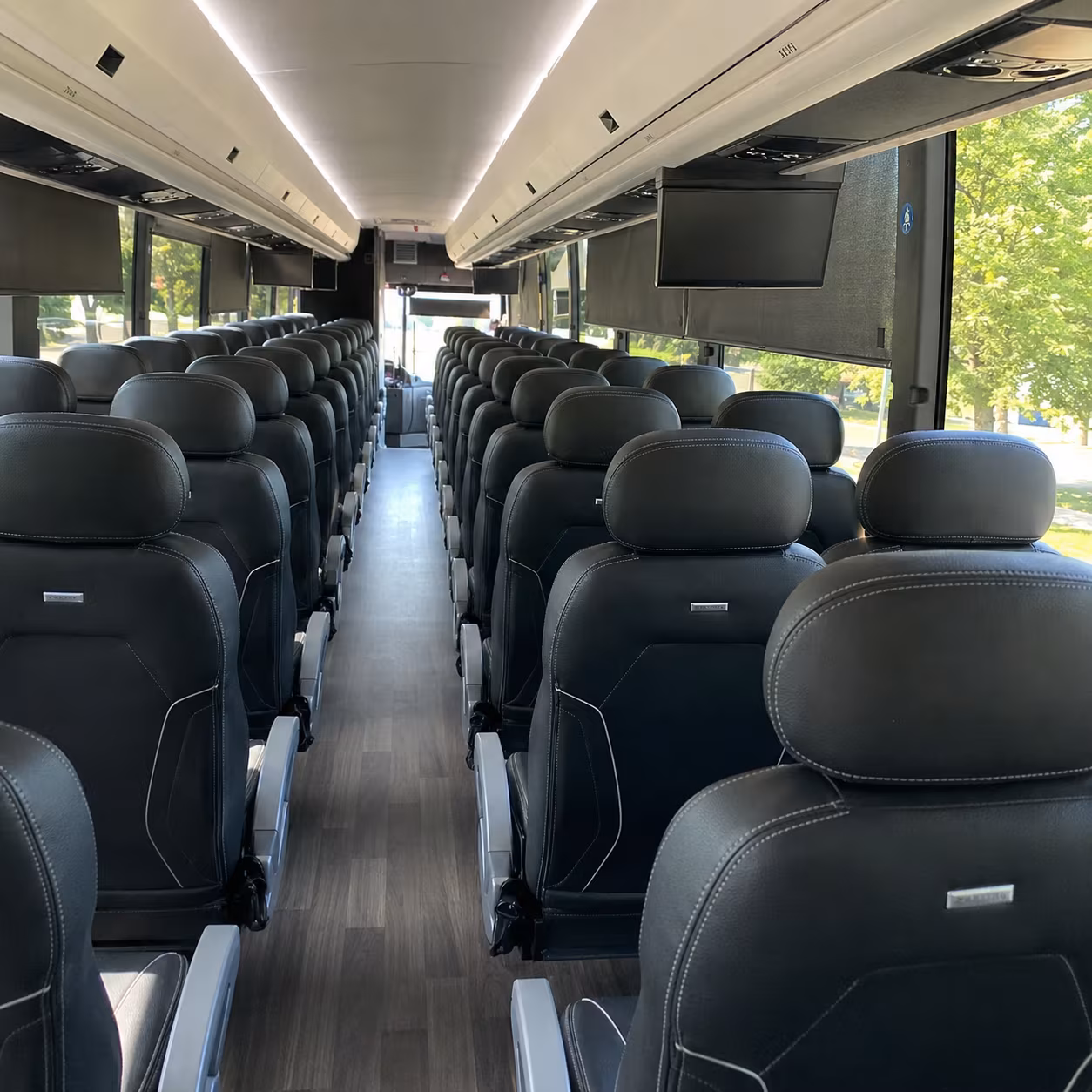 vista private event transportation onboard seating